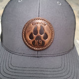 K9 Paw Leather Patch Hat
