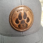 K9 Paw Leather Patch Hat