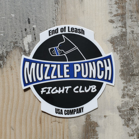 Muzzle Punch Fight Club Sticker